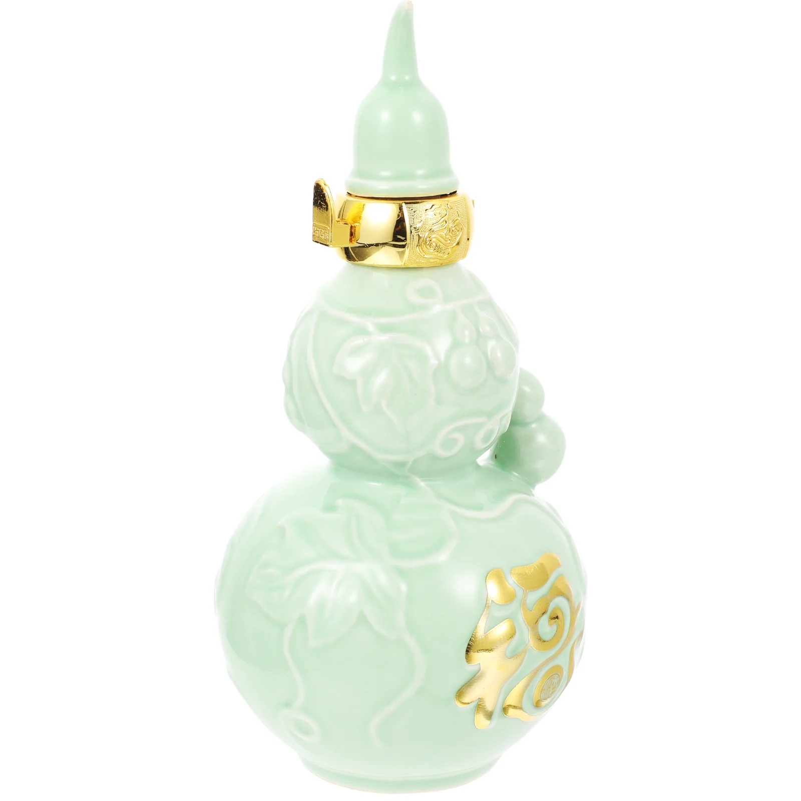 

Ceramic Wine Bottle Gourd Shaped Portable Home Storage Container for Making Wine Gift Drinking Gourd Drink Storage Bottle