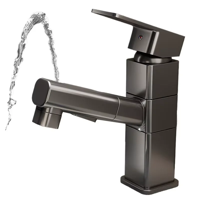 

Смеситель для раковины YaoPeng YP-K127 с бесконтактным керамическим клапаном, латунный, на одно крепление, с одной ручкой, для горячей/холодной воды, 306