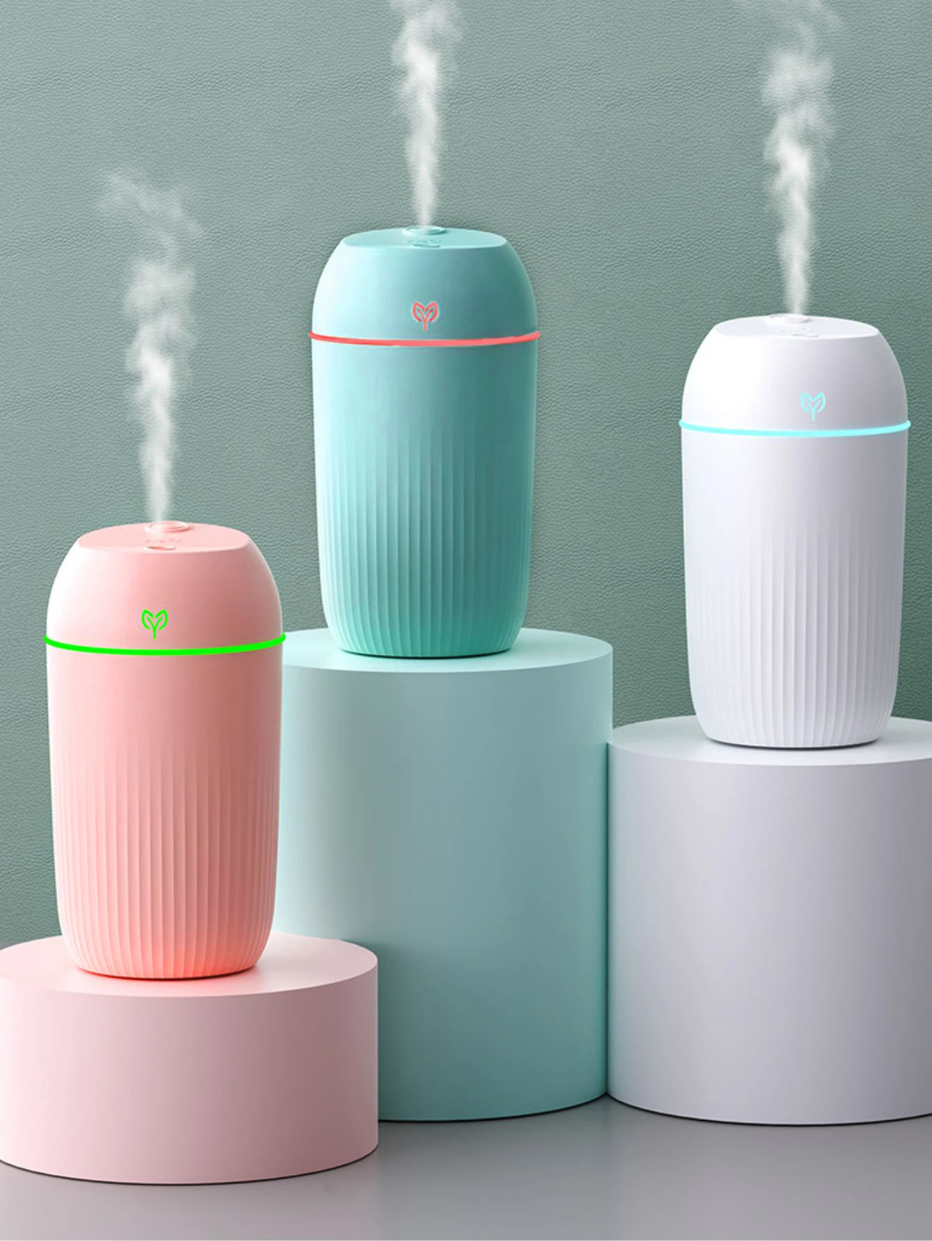 420ml Portable USB Ultrasonic Air Mini Humidifier Essential Oil Diffuser Car Purifier Aroma Anion Mist Maker - view 5