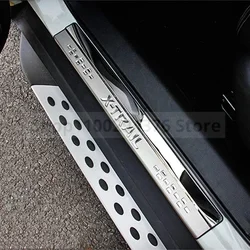 for 2014-2021 Nissan X-Trail X Trail XTrail T32 Stainless Steel Door Sill Scuff Plate Welcome Pedal Trim Car Styling Accessories