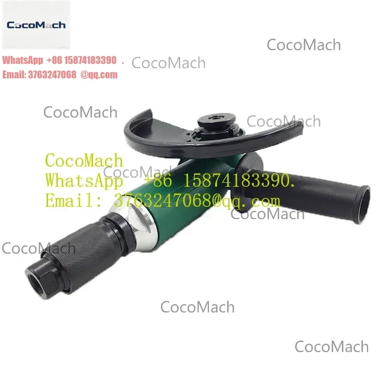 Certified 180mm 7 Inch Pneumatic Angle Grinder Heavy Duty Air Powered Cutting Grinder Tool for Metal Grinding Polishing