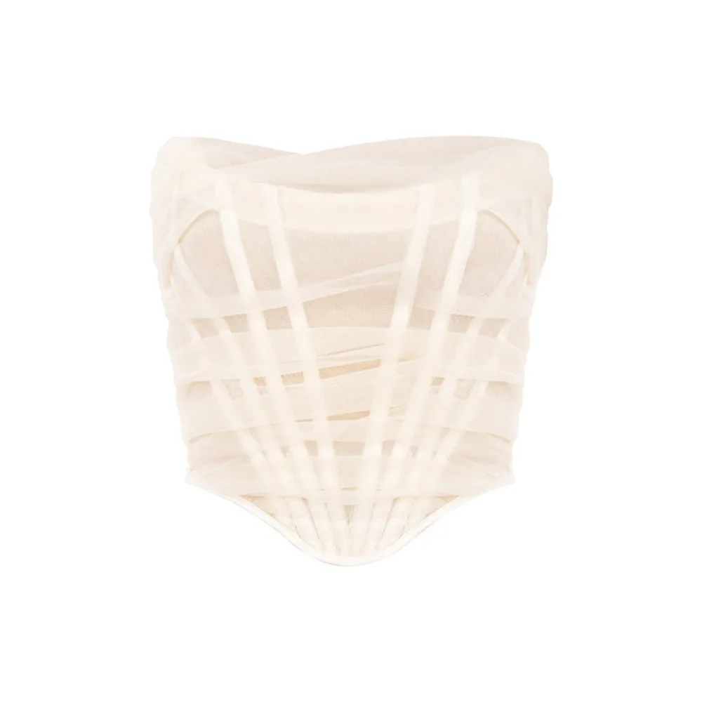 

Women's Summer Fibone Support Me Tube Top ort Sexy Vest Street Sle Polyester Pure Color Streetwear Summer Top