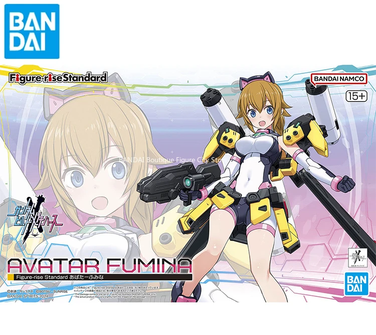 

[In Stock] in Stock Bandai Figure-rise FRS Gundam Build Battle Yuanverse Avatar Fumina Machine Girl Assembled Hand Model Toy