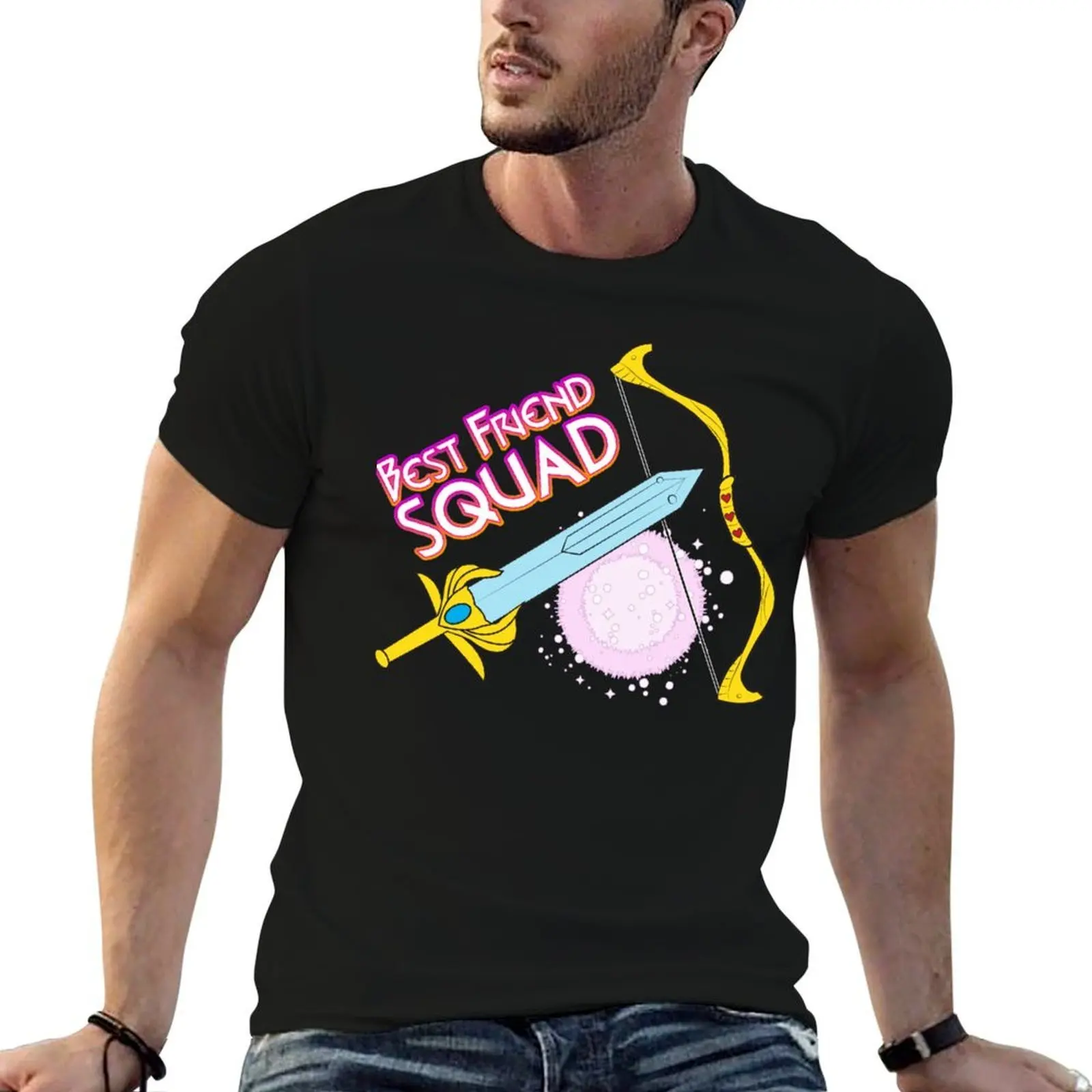 

She-Ra Best Friend Squad T-Shirt man graphic t shirt t shirts cotton 100% T-Shirt