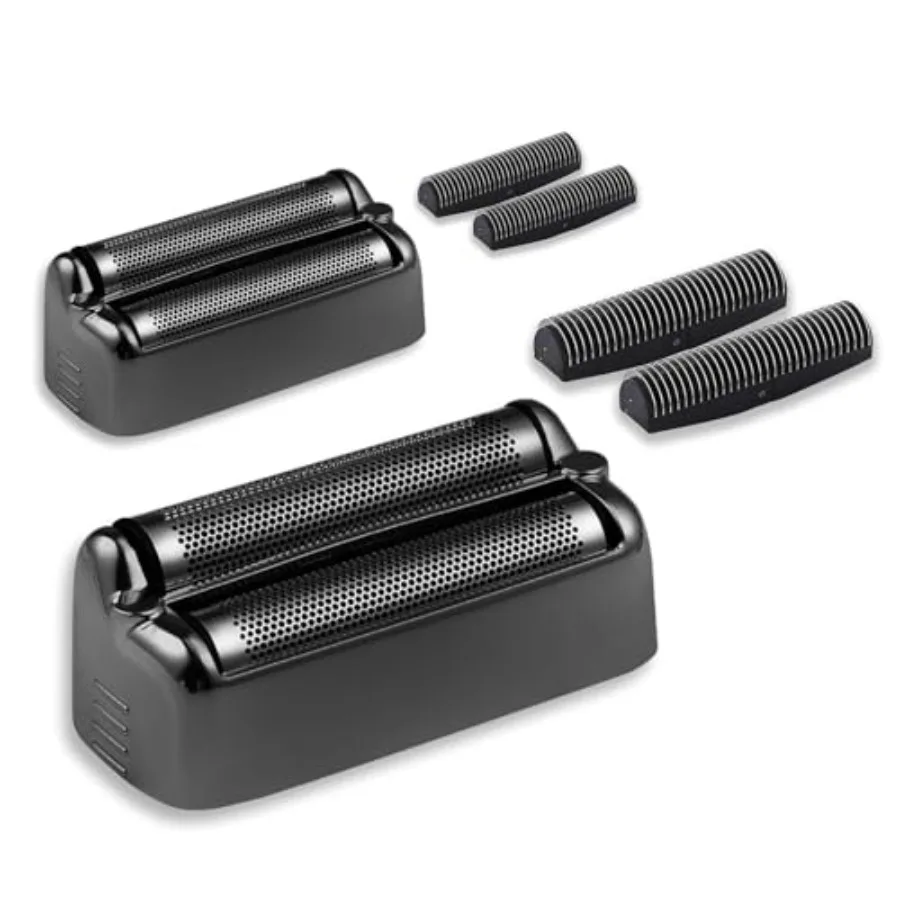 

2 Pack Shaver Replacement Foil and Cutter Compatible with BaBylissPRO FXONE FX Double Foil Stick Shaver