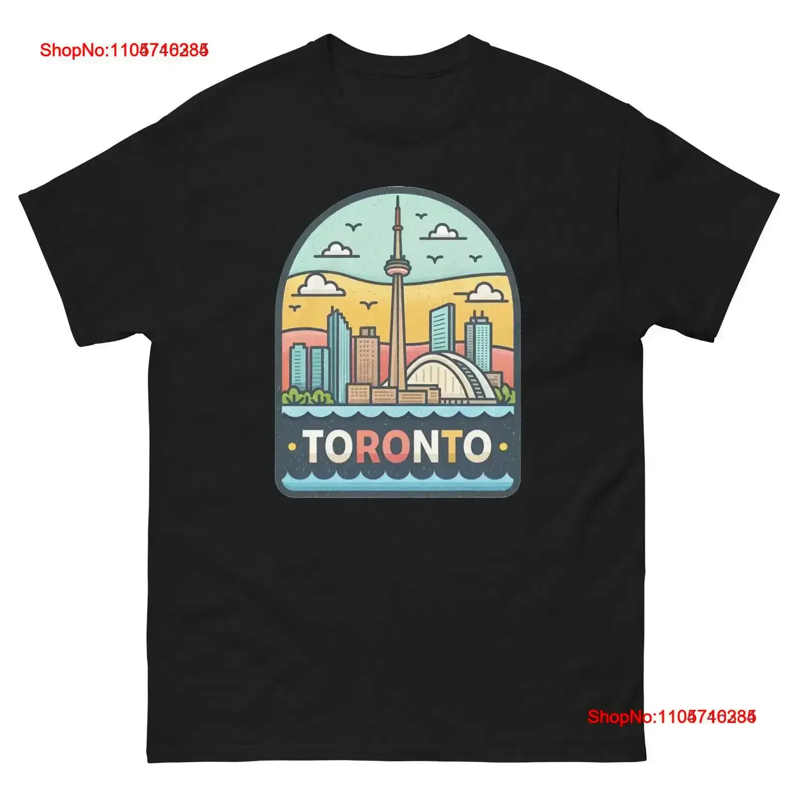 Toronto World Travel Urban Area City T Shirt vintage Washed fashion Versatile Stretched Soft homme Casual designer clothes
