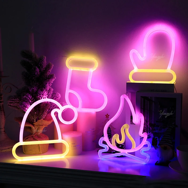 All\'ingrosso Neon Sign Light Custom Led Lamp Night Lights Love Heart Game Bar Room Decor Birthday Wedding Party Shop regalo per bambini