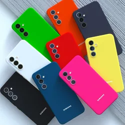 For Samsung Galaxy S20 Ultra S9 S8 Plus A71 A72 A73 A54 A33 A32 A13 A12 Silicone Case Shockproof Soft-Touch Back Cover Funda