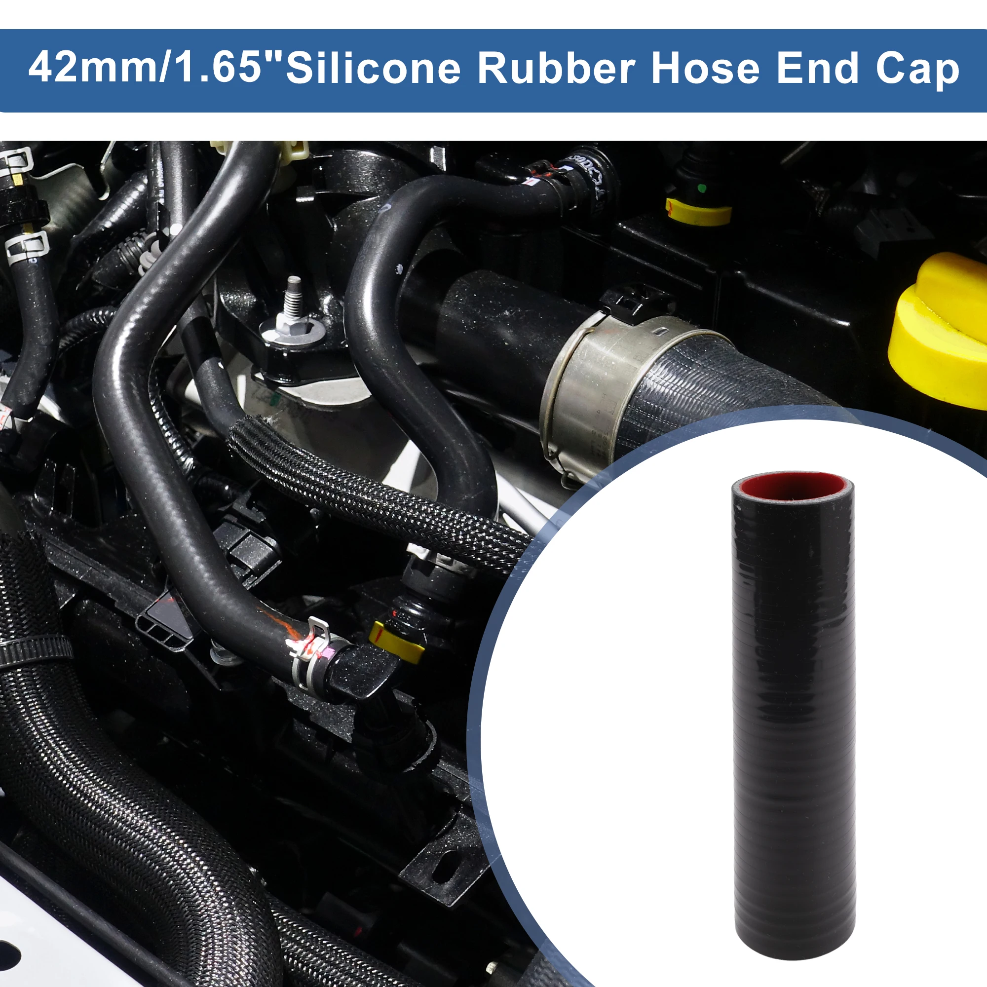 UXCELL Car Silicone Hose 28mm 30mm 35mm 38mm 40mm 42mm 45mm 48mm 54mm 65mm 70mm 76mm 80mm ID Silicone Radiator Coolant Tube