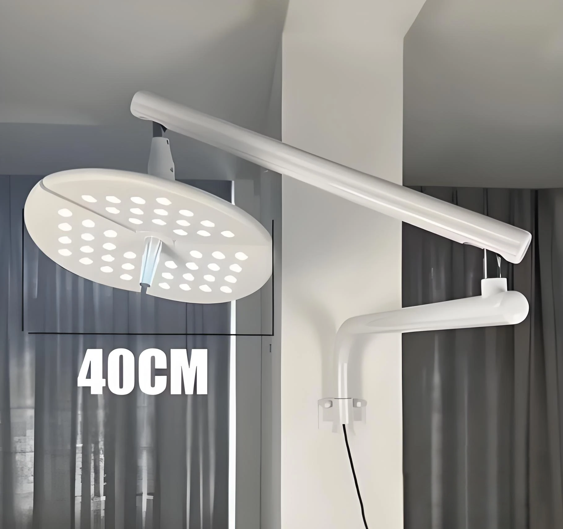 60W LED Cold Light Wall-Mounted Dental Surgical Shadowless Lamp Tattoo Pet Surgery Light