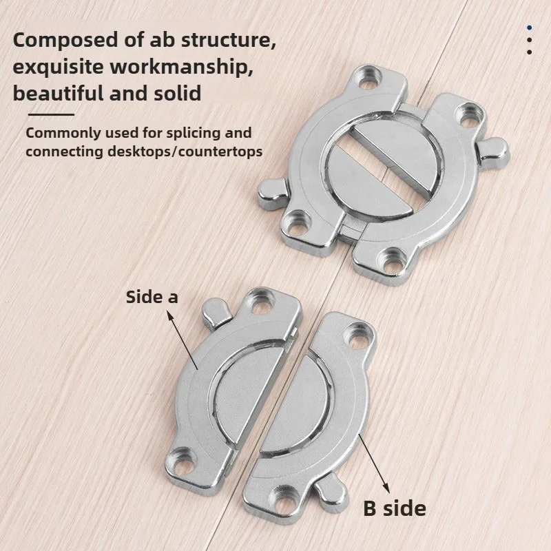 1/2 szt. Złącze do stołu składanego, klamry do stołu, wspornik do biurka, zawias składany, łącznik do blatów, elementy do łączenia drewna