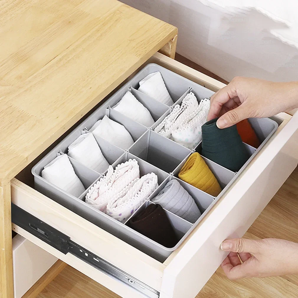 Organizer For Underwear Socks Bra Pants Scarf Tie Storage Box Jeans Clothing Organization Dividers For Drawers Clothes Organizer