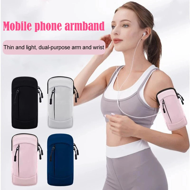 Bolsa para correr para teléfono, banda para brazo, bolsa para celular, banda deportiva para correr 2