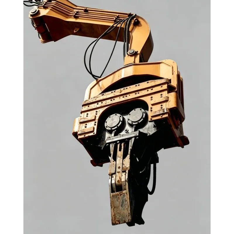 Heavy-Duty Excavator Pile Driving Attachment for Load-Bearing Structures Excavator-Mounted Hydraulic Pile Breaker for Demolition
