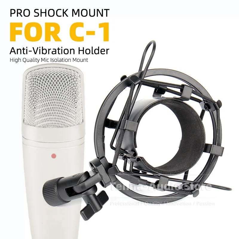 

For Behringer C1 C 1 C-1 Anti Vibrate Mic Stand Shock Mount Spider Microphone Clip Shockproof Suspension Holder Mike Shockmount