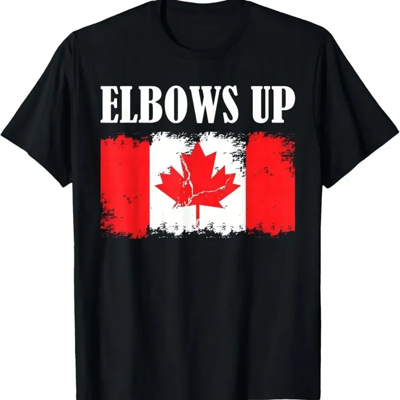 Elbows Up Canada True North Strong And Free Proud Canadian Unisex T Shirt
