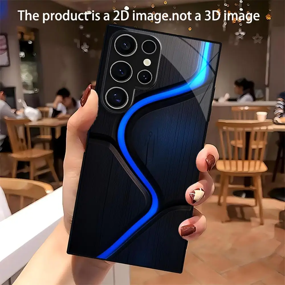 Wood Grain Tempered Glass Phone Case For Samsung GalaxyS26 25 24 23 22 21Ultra Plus 5G Hard Lens Protective Anti-Drop Back Cover