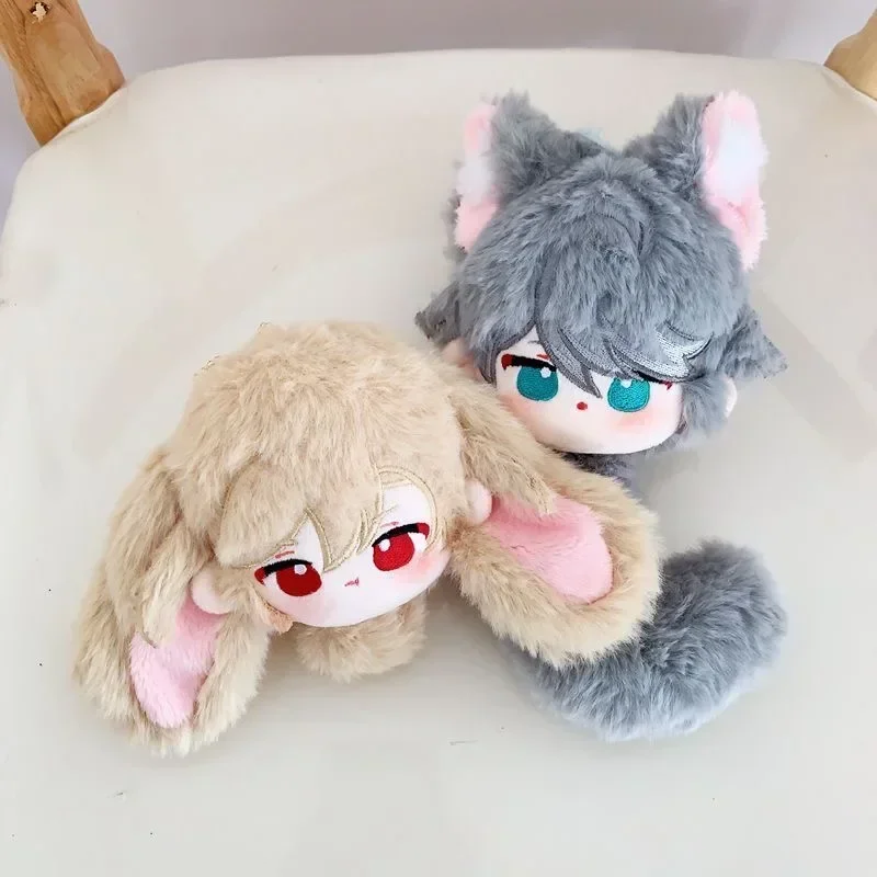

Anime Genshin Impact Kaveh Alhaitham Cute Kawaii Ear Tail Plush Doll Dango Pendant Cosplay Keychain Toys Birthday Gift