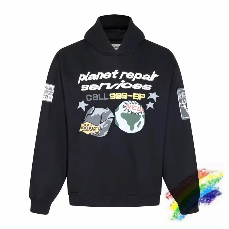 

Planet Repair Services BROKEN PLANET Hoodie Men Women Pullovers