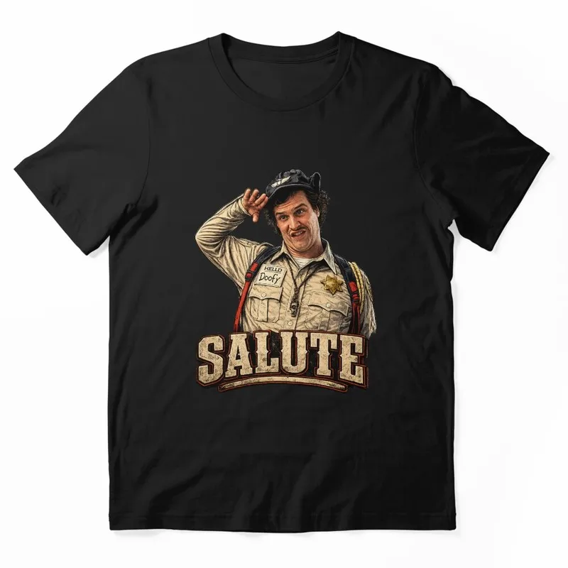 Retro Dukes of Hazzard Vintage Hazzard County Racing Salute T-Shirt General Lee 01 Muscle Car Tee Classic 80s TV Fan Gift Tops