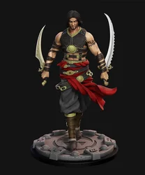 1/24 75mm 1/18 100mm Resin Model Kits Persia Prince Warrior  Figurine Unpainted Painted RW-565