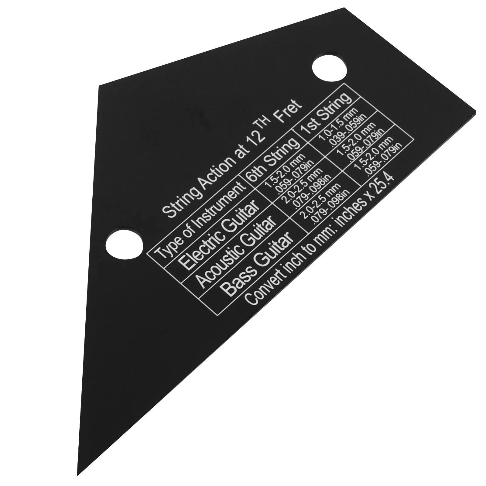 

Guitar String Action Gauge Fret Rocker For Electric Acoustic Bass String Height Measuring Ruler Luthier Tools Guitar