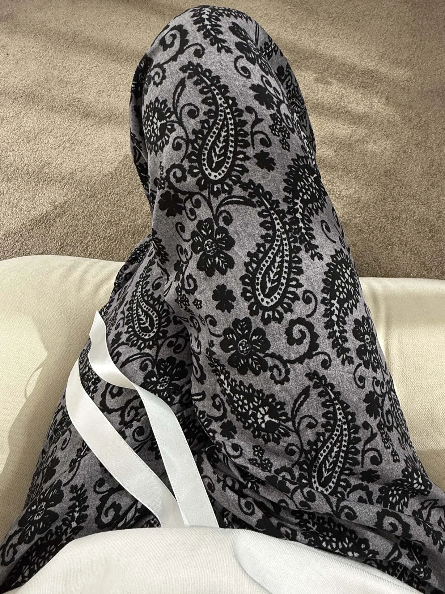 New 2026 Women's Summer Lightweight Cotton Silk Wide Leg Pants Nine Points Home Clothes Loose Fit Comfortable Sleepwear