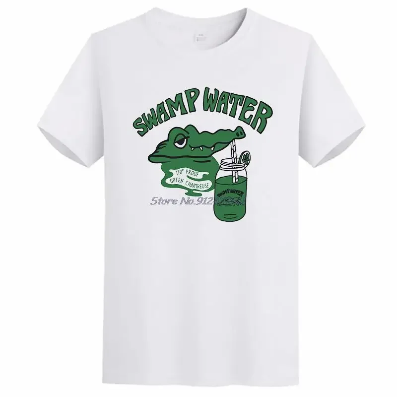 ?Swamp Water Alligator Worn By Joey Ramone Punk Unisex T-Shirt Oversized Tops Tee Graphic T Shirts Streetwear Men Clothing