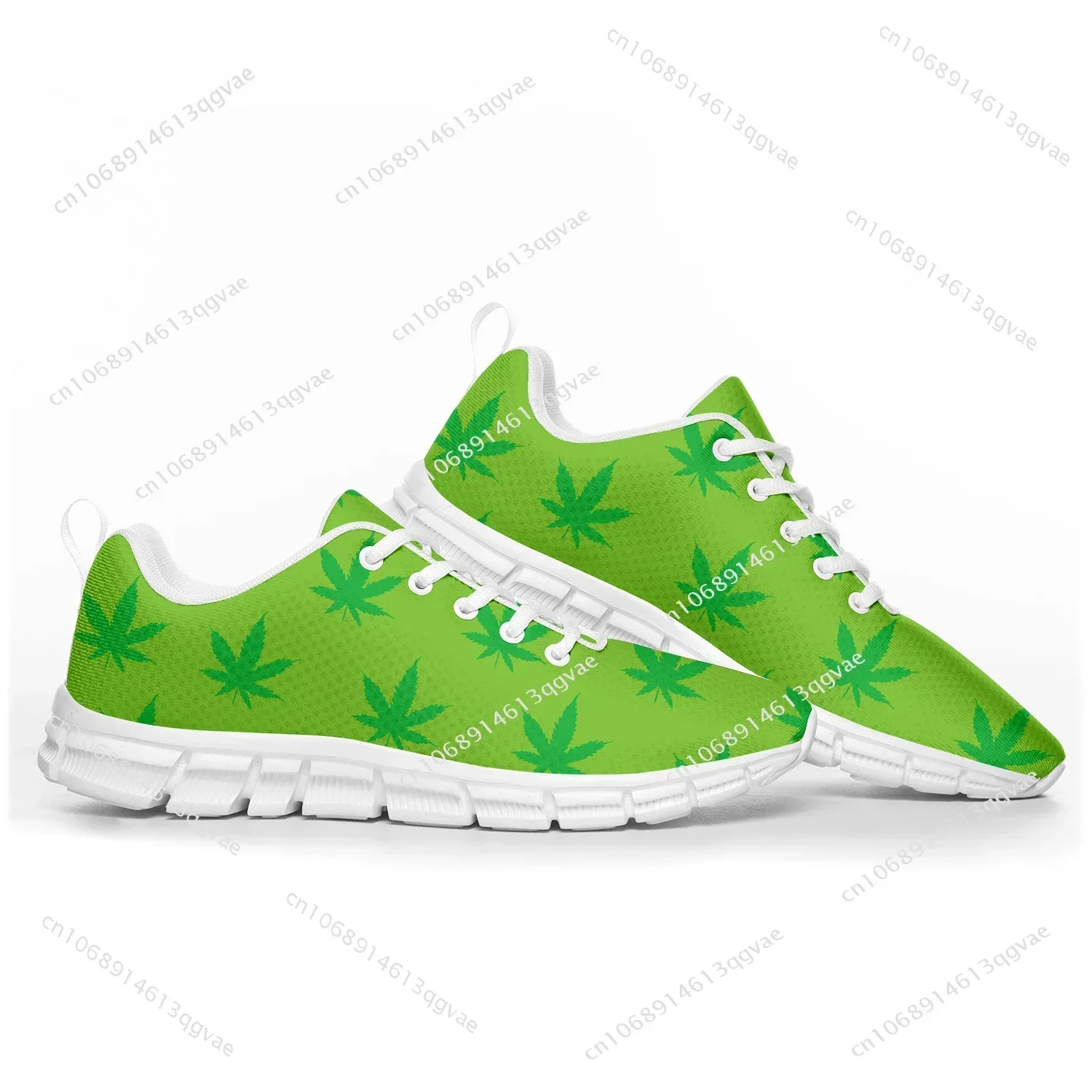 Maple Leaf Printed Pop Sports Shoes Mens Womens   Sneakers Casual Custom High Quality Couple Shoes White