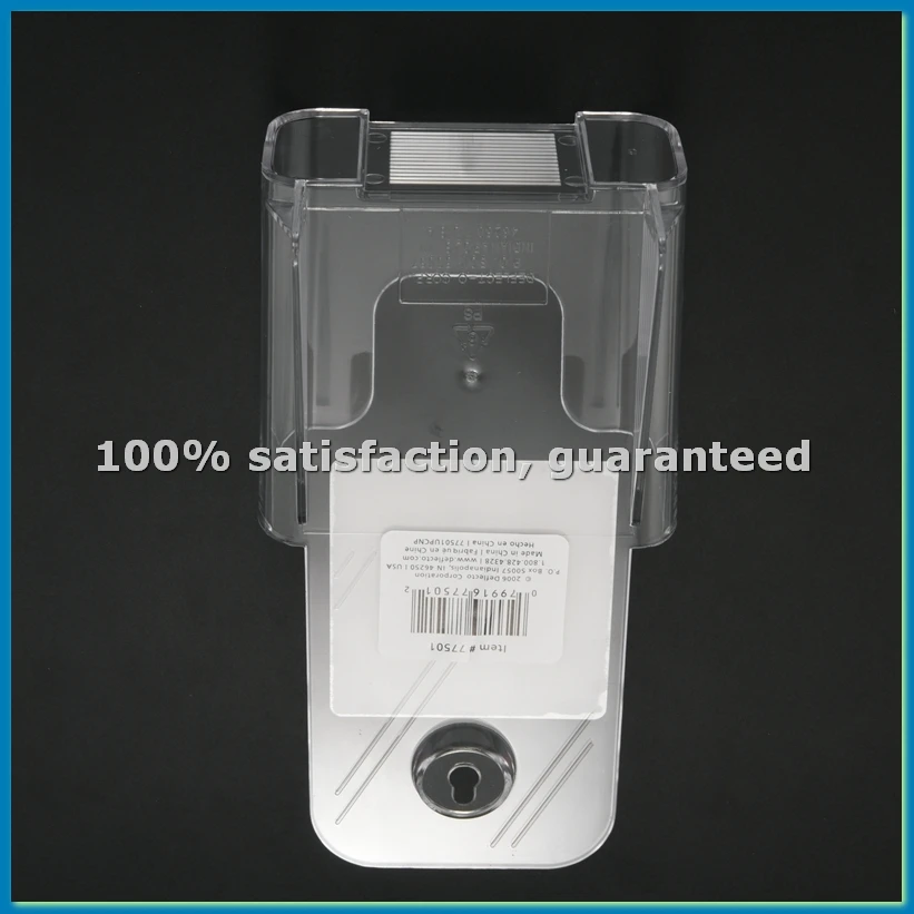 6 Pack Premium Trifold 4 Inches Wide Brochure Holder, Plastic Brochure Holder Wall Mount Clear-A12I