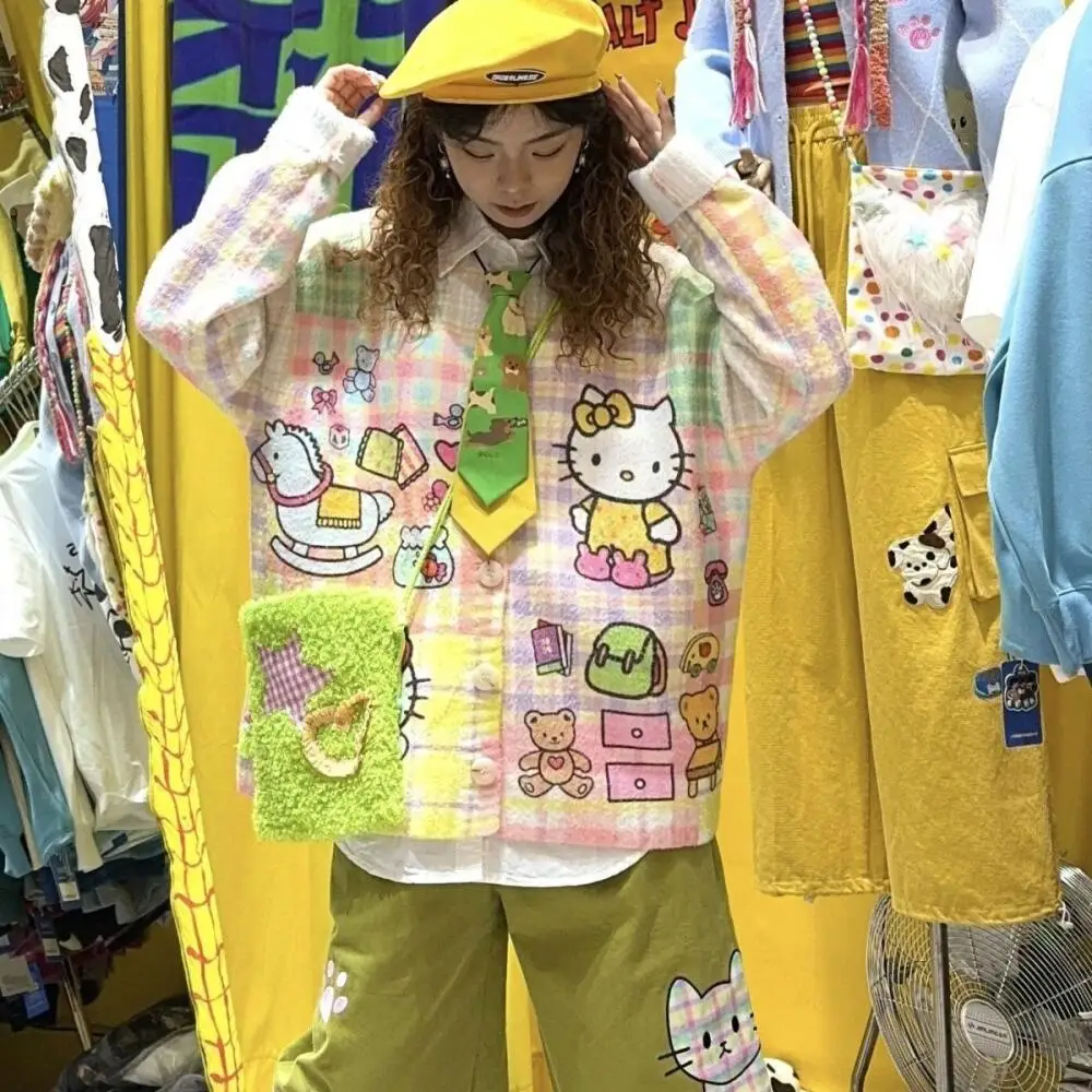 anime-sweater-coat-hello-kitty-kawaii-sanrio-autumn-winter-cartoon-cardigan-knitting-sweater-long-sleeve-girls-tops-loose-sweet
