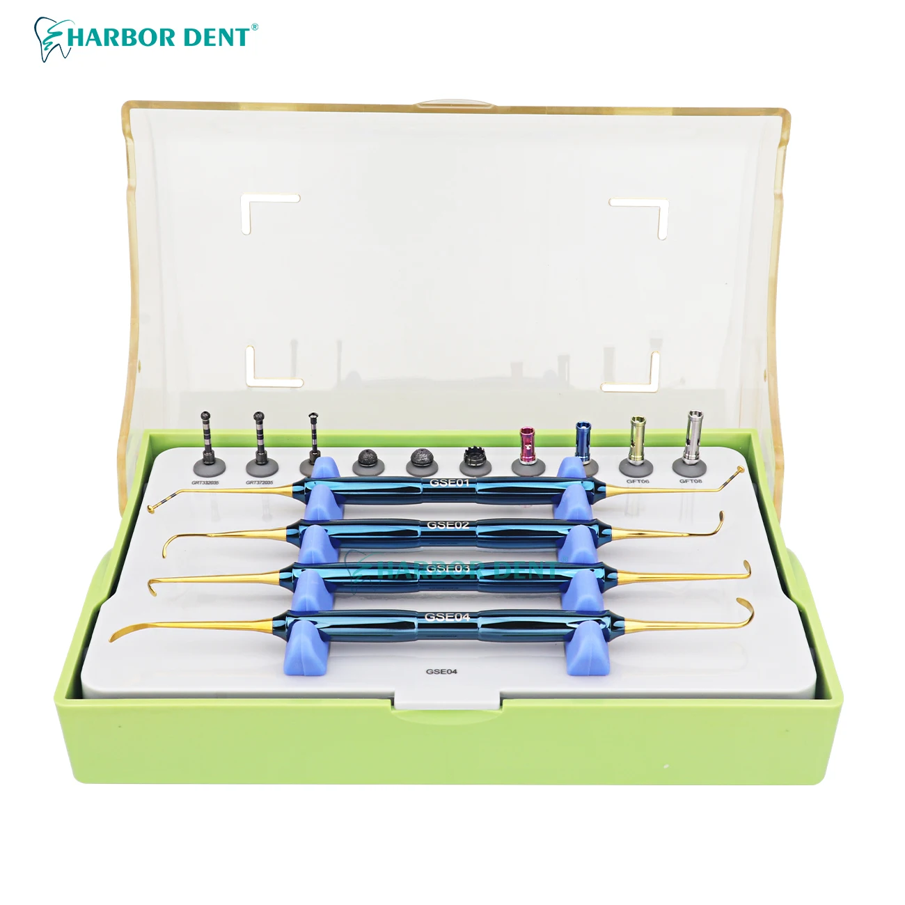 

A Set Dental Oral Sinus Lifting Kit Advanced Improve implant Lifting Drill Plug Instrument Sinus Kit Advanced Oral Cavity tools