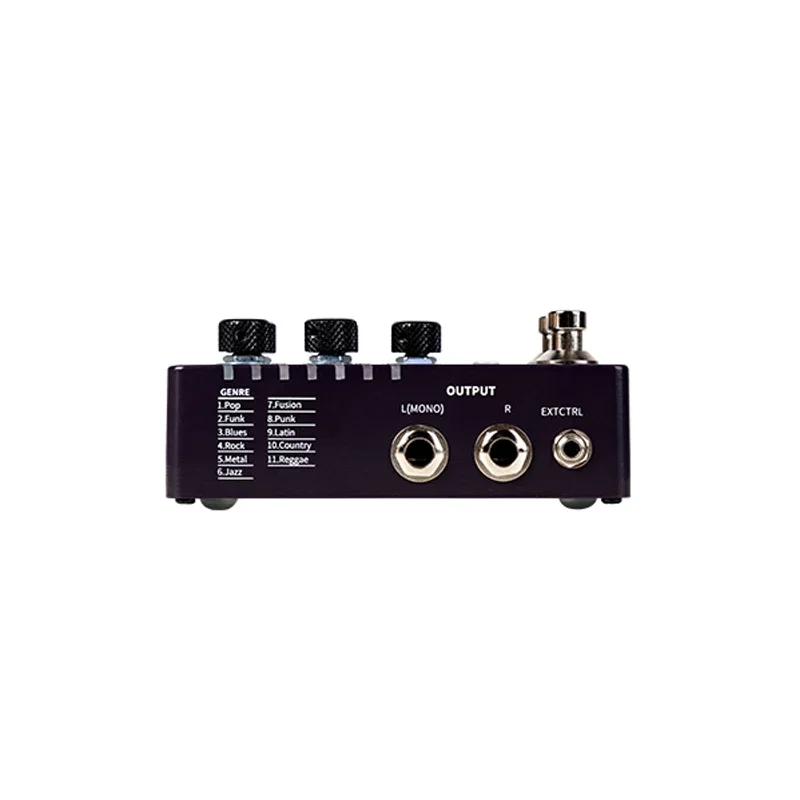 Mooer Drummer X2 Guitar Pedal Stereo Drum Machine Effect Pedal with FILL Function TAP TEMPO EQ Knob Drummer Pedal - Image 4