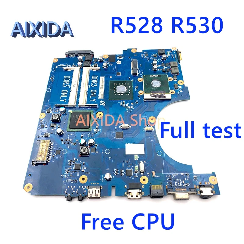 

AIXIDA BA92-06336A BA92-06338B BA92-06336B BA92-06338A BA41-01225A Mainboard For Samsung R528 R530 Laptop Motherboard Free CPU