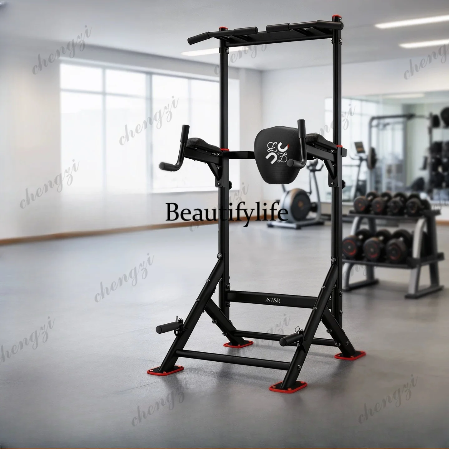 Floor-to-ceiling horizontal bar indoor household pull-up fitness rack, parallel bar non-punching stretching hanger type