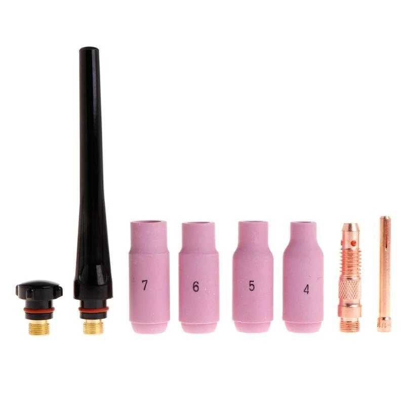 

68 шт. расходные материалы для горелки TIG, комплект аксессуаров для сварки SR WP 17 18 26, высокое качество