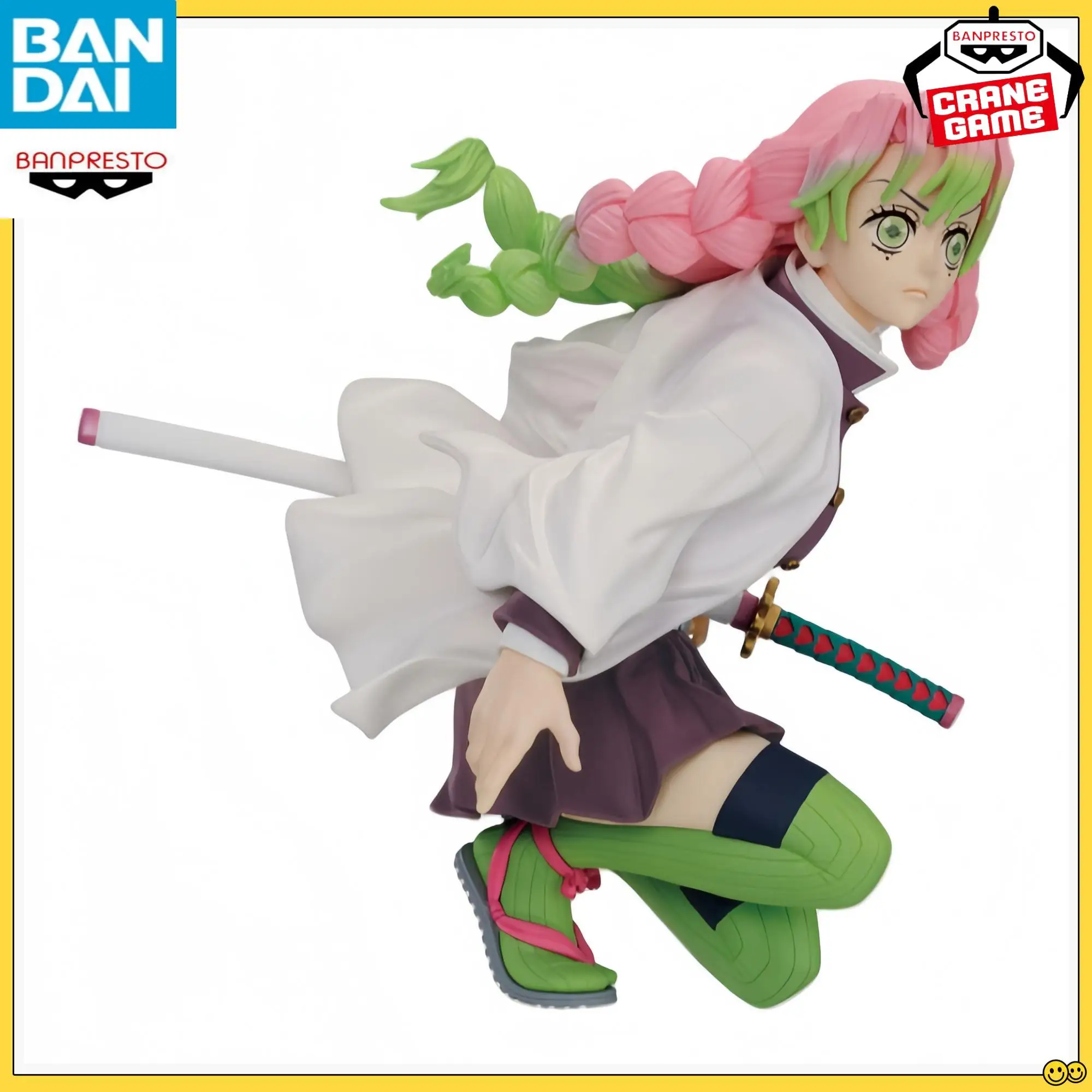 

%Bandai Banpresto Demon Slayer Kanroji Mitsuri Figure 14cm Maximatic Combat Stance Collectible Ornament Gift in Stock