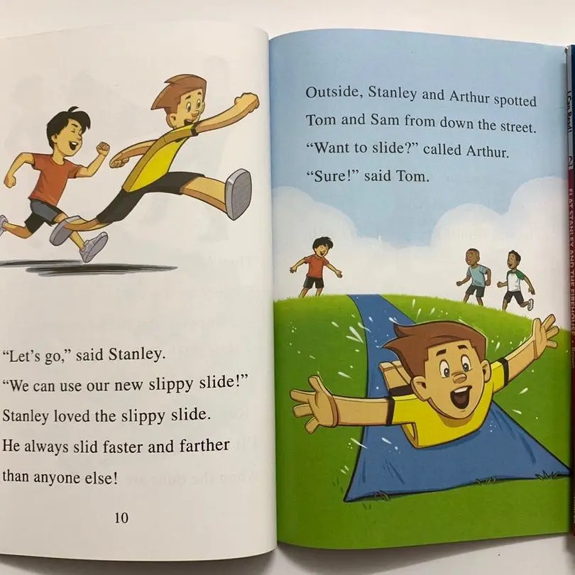 Audio Reading Edition Flat Stanley Character Series - 10 libros que puedo leer (versión original en inglés)