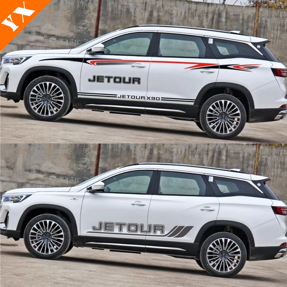 

For Jetour x90 plus 2021-2025 2026 accessories Car Body Decals, Car Body Stickers, Car Waist Stickers car decoration sticker