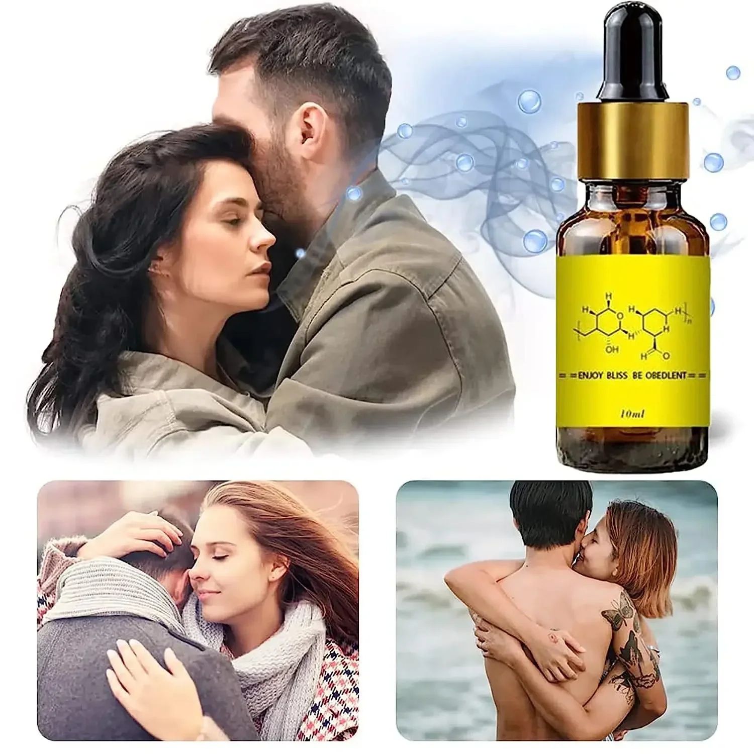 Aceite esencial de feromonas de Androstenone para flirteo para hombre para atraer a las mujeres, Perfume Sexy de larga duración, aceite corporal sexualmente estimulante