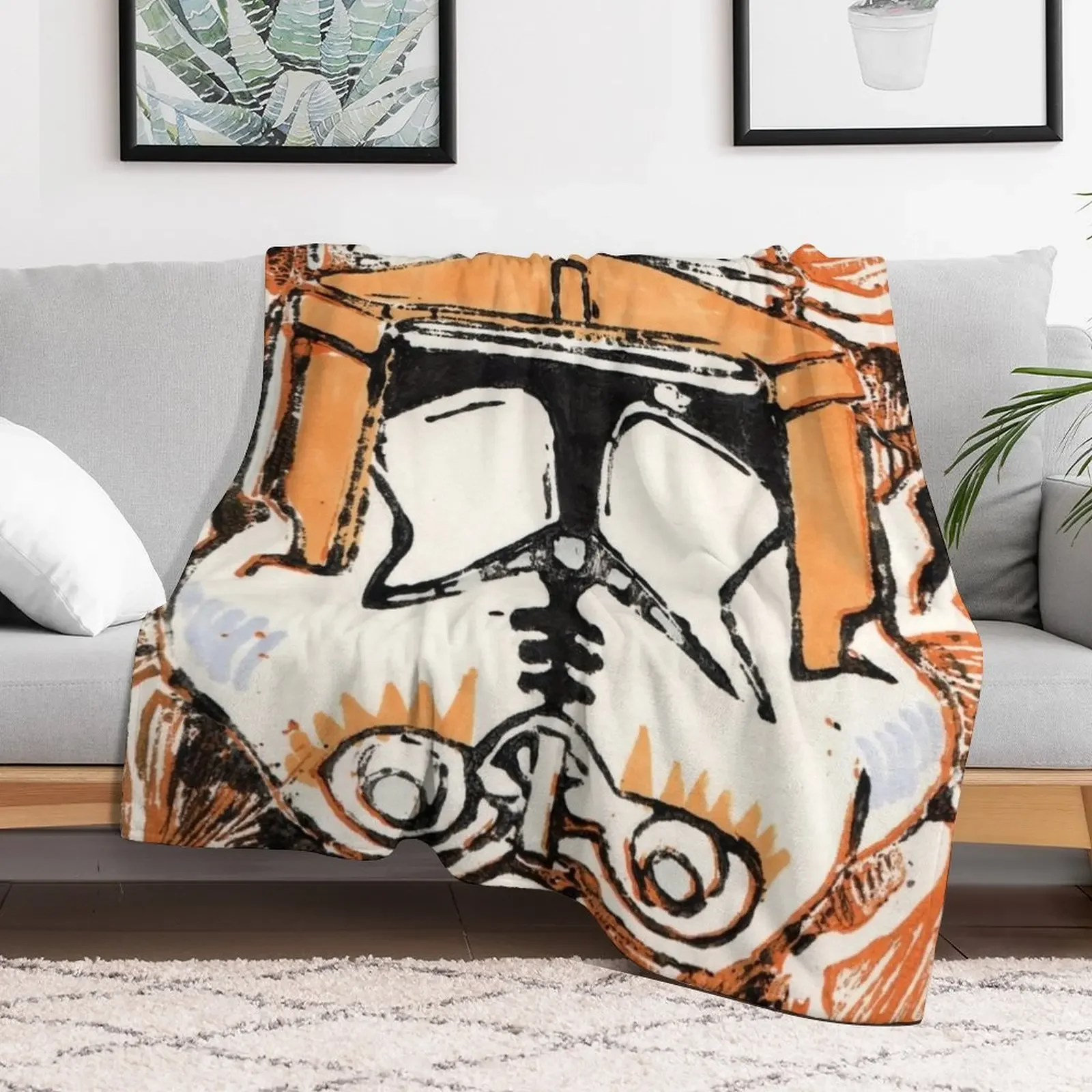 Commander Cody Throw Blanket Cozy Throw Blanket for Bed Sofa Chair