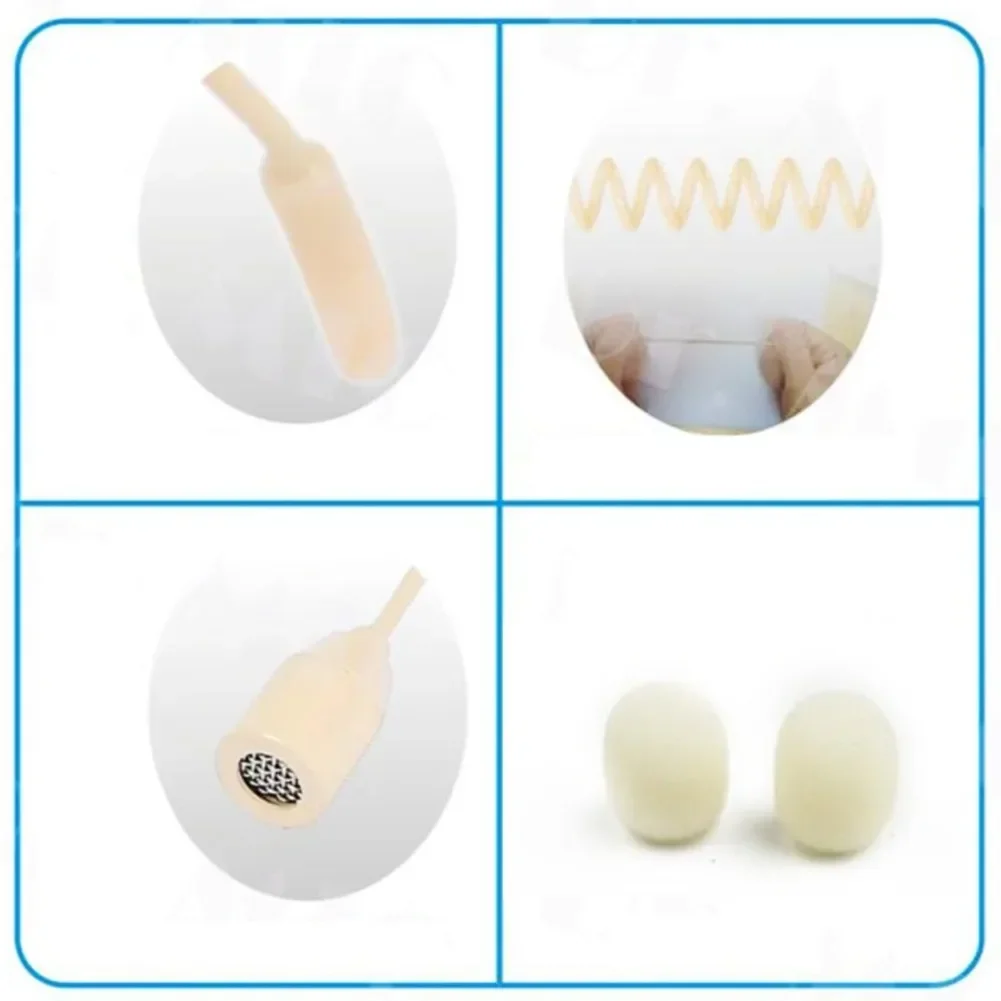 Single Earhook Headset Microphone Omnidirectional Condenser Cartridge Headworn Mic For Wireless 3.5mm