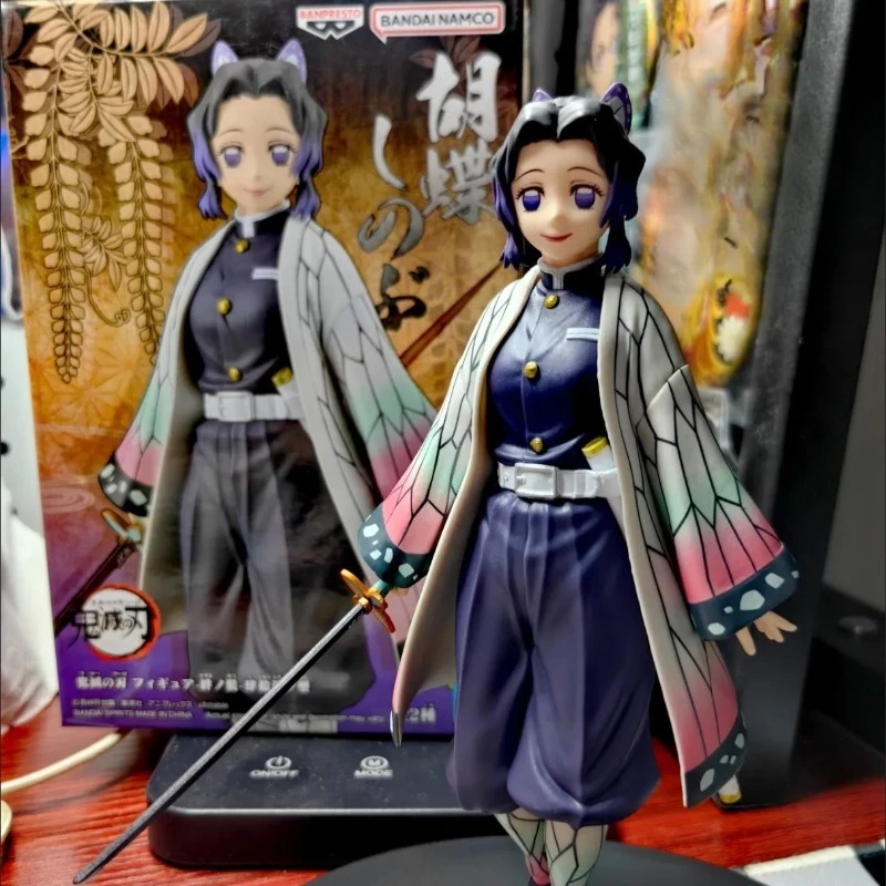 

Bandai Banpresto Demon Slayer Tripping Equipment Kochou Shinobu Peripheral Ornaments Pixiv Trendy Play Anime Figure Model Toy