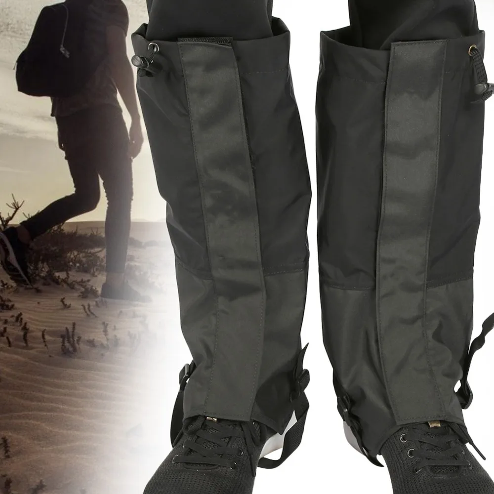 Lightweight Waterproof Leg Gaiters Wear-Proof Dirt-Proof Shoe Cover Legging Breathable Fabric Adjustable Gaiters Snow Protection