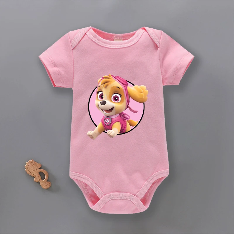 PAW Patrols Baby Romper Cotton Newborn Jumpsuit Marshall Rubble Chase Rocky Zuma Skye Everest Anime 3-24M Infant Clothes Bodysui