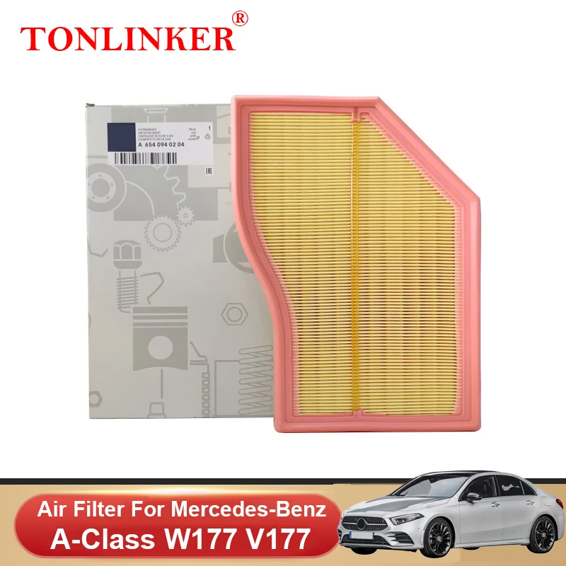 

Воздушный фильтр TONLINKER A6540940204 для Mercedes Benz класса A W177 V177 2018 2019 2020 2021 2022 A200d A220d 4matic, автомобильные аксессуары