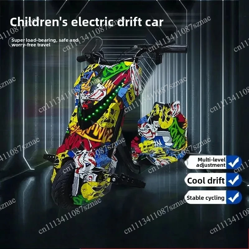 For Electric Three Wheeled Kart Outdoor Square Children Adult Scooter Drift Car Cross Border Wholesale Delivery Foreign Trade