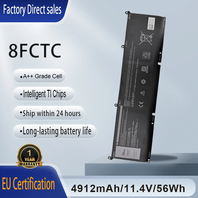 

Новый аккумулятор для ноутбука 8FCTC для Dell G15 5510 5511 5515 5520 5521 5525 G7 7500 Precision 5550 5560 Inspiron 7510 7610 серии 0DVG8M