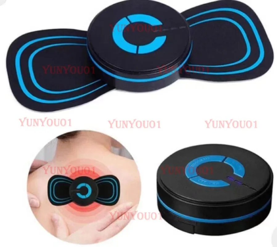 Cross-border Cervical Massage Sticker Mini Cervical Massager Electronic Pulse Shoulder and Neck