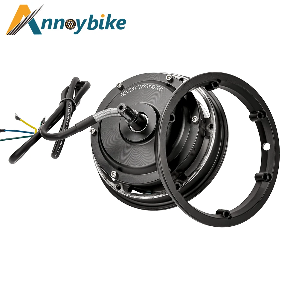 10 inch Hub Motor 48V60V 500-1500W Split Brushless Disc Brake Motor Wheel Vacuum Tire for Electric Bike Scooter Motorcycles